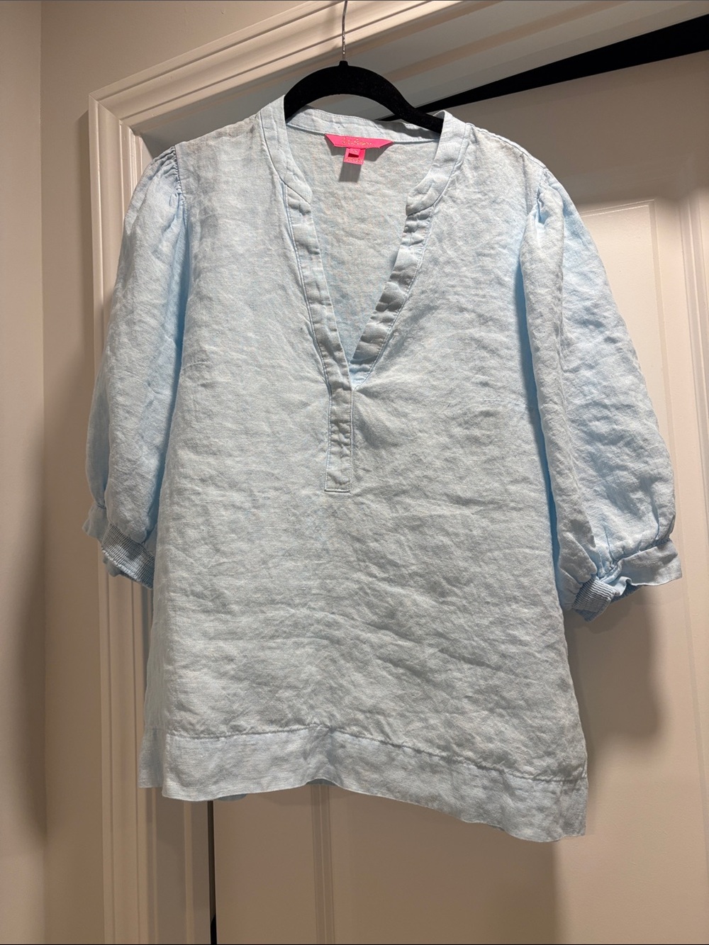 Lilly Pulitzer Mialeigh Linen Blouse